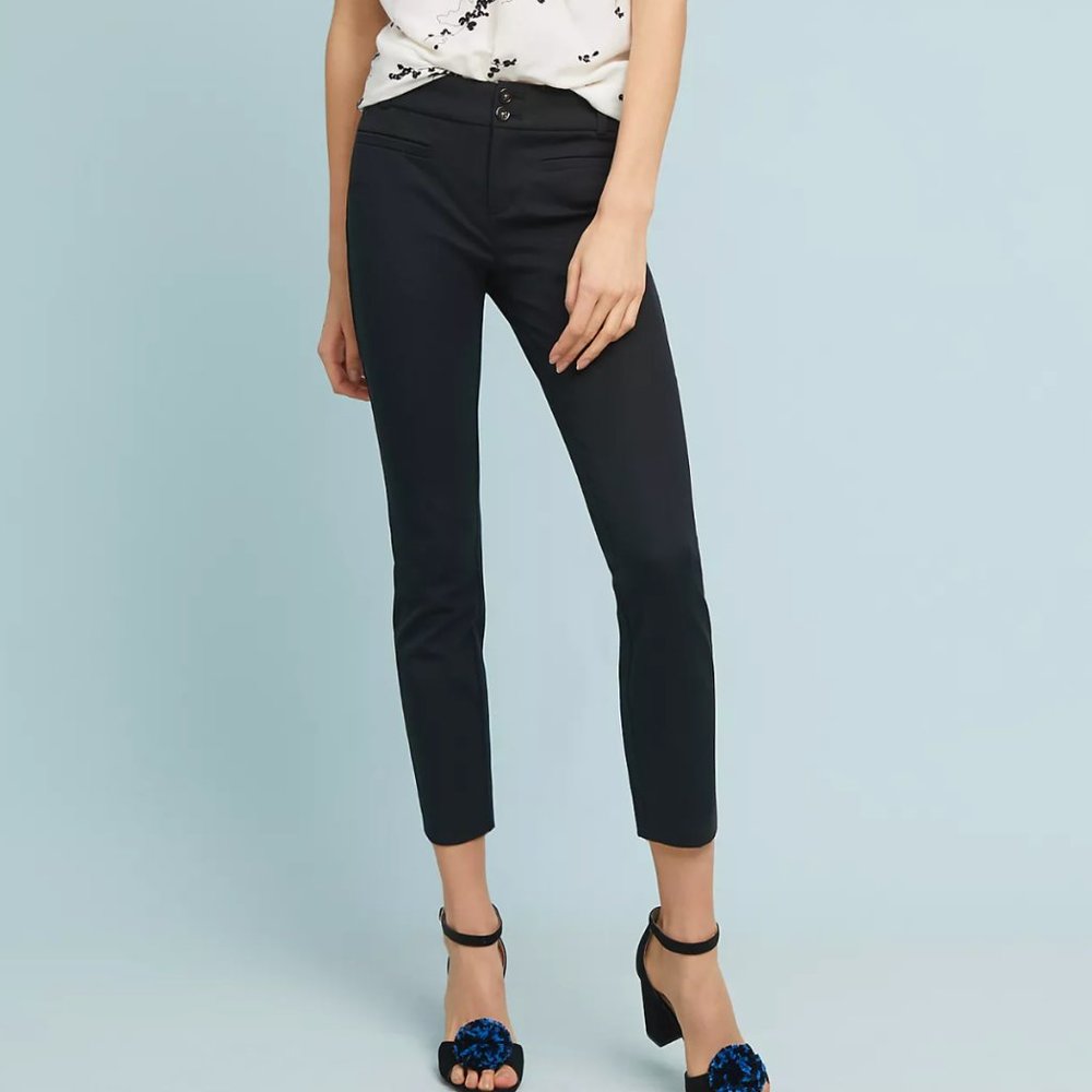 Anthropologie Black Skinny Pants